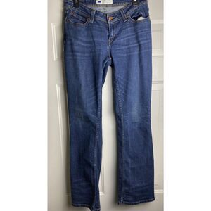 Women's 2011 Levi's Jeans Bold Curve Boot Cut Dark Size 15 Zipper Fly M2 32 x 30